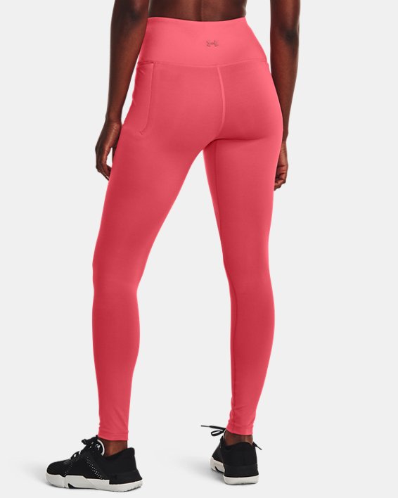 Women's UA Meridian Cold Weather Full-Length Leggings, Pink, pdpMainDesktop image number 1
